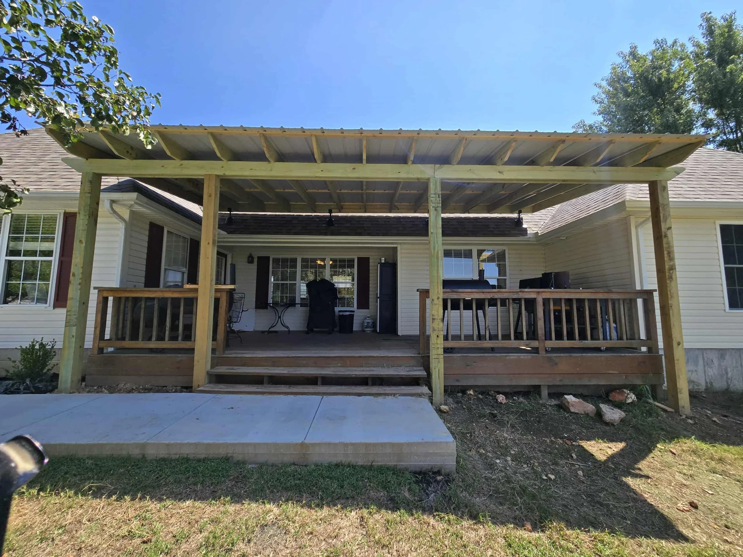 1600 Sqft Home Addition Project with Porch Cover and Garage 2