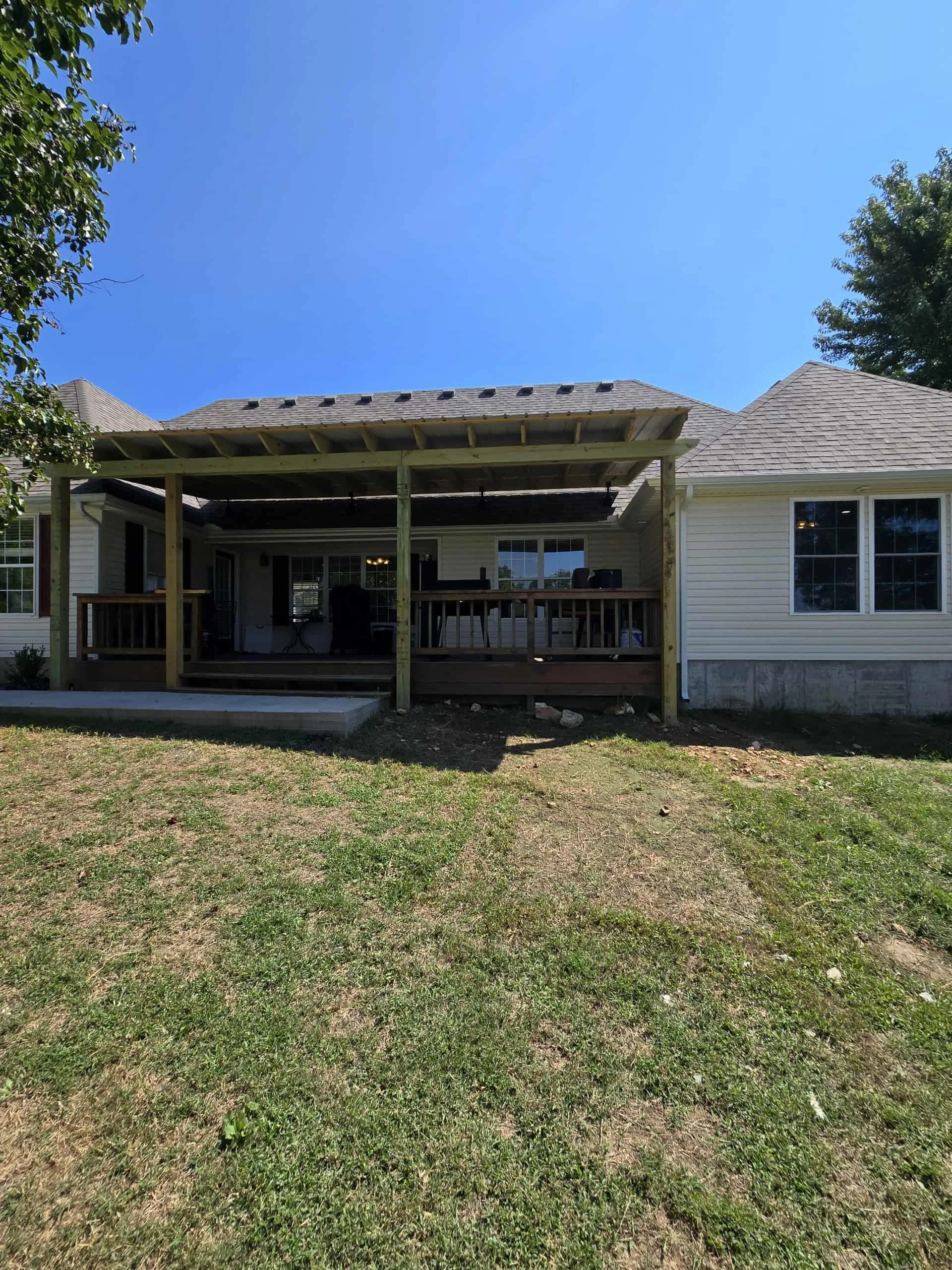 1600 Sqft Home Addition Project with Porch Cover and Garage